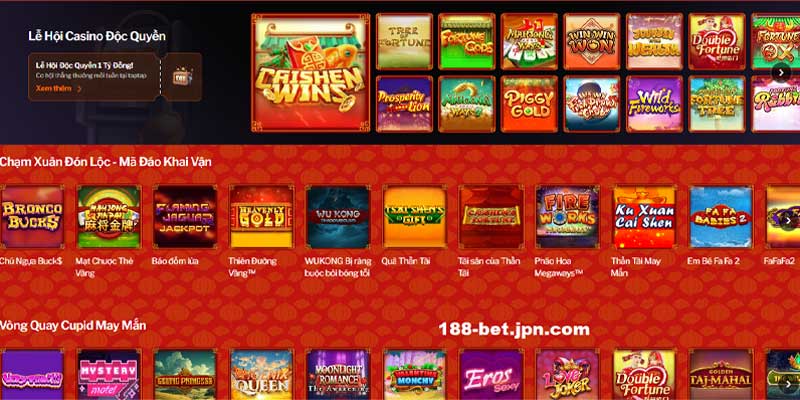 188BET Interrai 🎖️ link vào 188BET mới nhất 2026 - Link 188 BET 9 Trò chơi nổ hũ online 188bet